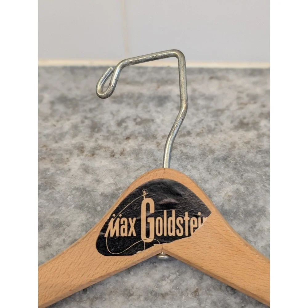 Vintage‎ Wooden Hanger Max Goldstein